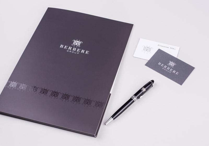 Berbere Folder Businesscards Printing | Bangkok Printing Services, Thailand