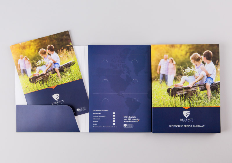 Regency Sales Kit Folder Printing | Bangkok Printing Services, Thailand
