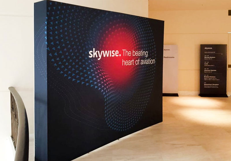 Fabric Display Backdrop & Inkjet Printing Unique Signages | Bangkok Printing Services, Thailand