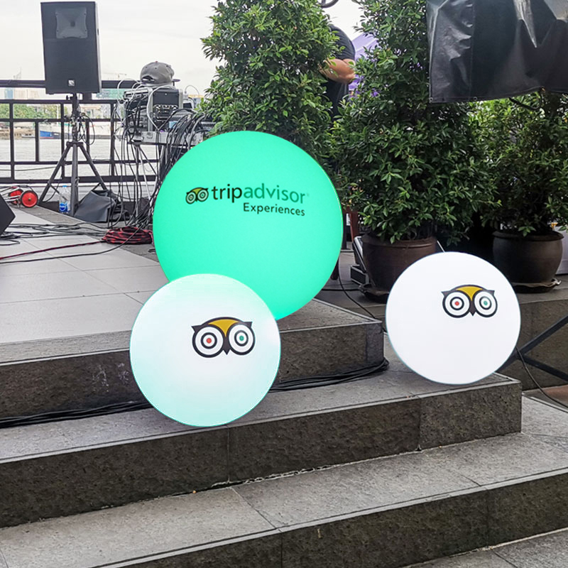 LED Ball Display for Rent | Bangkok Printing Services, Thailand